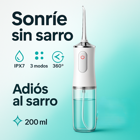 Irrigador bucal Pro - Descubre una limpieza mas profunda desde casa y no vuelvas a preocuparte por el mal aliento