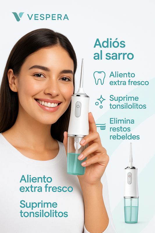 Irrigador bucal Pro - Descubre una limpieza mas profunda desde casa y no vuelvas a preocuparte por el mal aliento